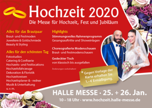 Besucher-Gutschein Hochzeit 2020